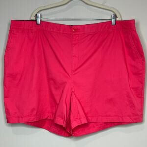 Lane Bryant Pink Shorts Size 26 Flat Front